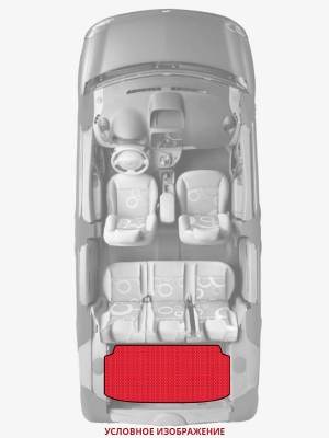 ЭВА коврики «Queen Lux» багажник для BMW M3 Coupe (E46)